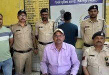 शातिर चोर सोने चांदी के जेवरात सहित जीआरपी पिपरिया पुलिस की गिरफ्त मे